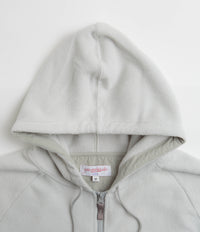 Yardsale Fleece Zip Hoodie - Silver | Flatspot