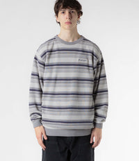 Yardsale Mirage Knit Sweatshirt - White / Grey / Black | Flatspot