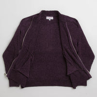 Yardsale Phantasy Chenille Full Zip Sweatshirt - Purple thumbnail