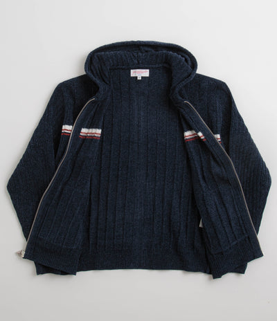 Yardsale Phantasy Chenille Hoodie - Navy