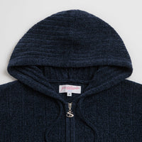 Yardsale Phantasy Chenille Hoodie - Navy thumbnail