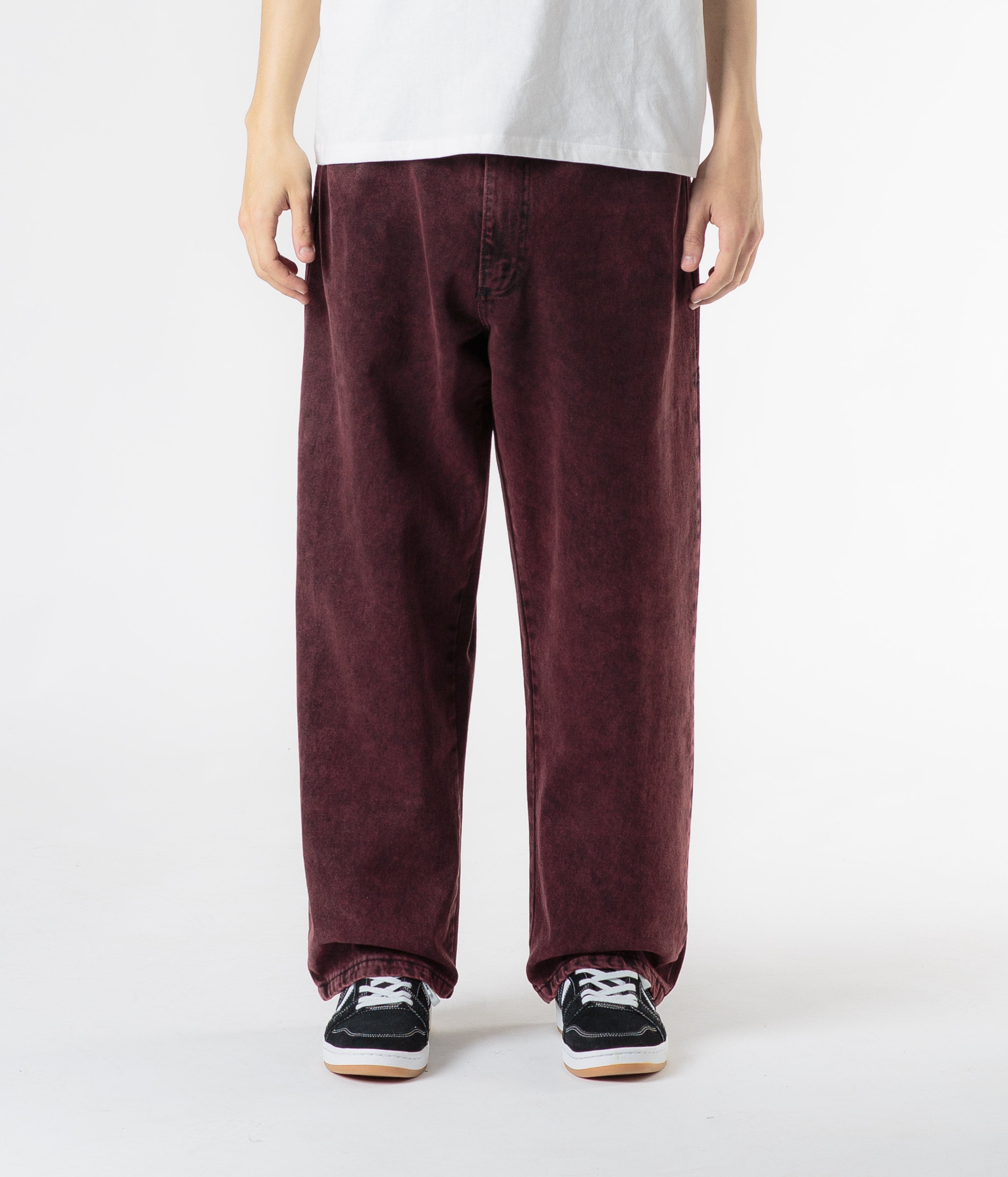 WpadcShops - Yardsale Phantasy Jeans | White - pleated checked