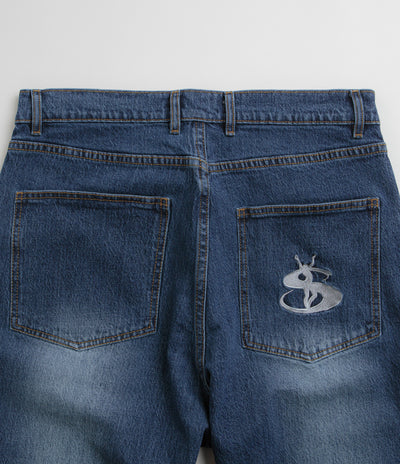 Yardsale Phantasy Panel Jeans - Denim / Faded