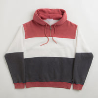 Yardsale Phantasy Quarter Zip Hoodie - Red / White / Navy thumbnail