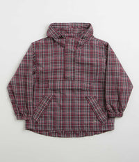 Yardsale Plaid Pullover Jacket - Black / Red