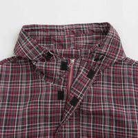 Yardsale Plaid Pullover Jacket - Black / Red thumbnail