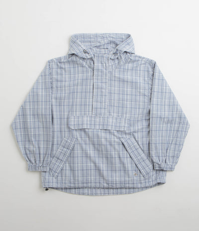 Yardsale Plaid Pullover Jacket - Blue / White