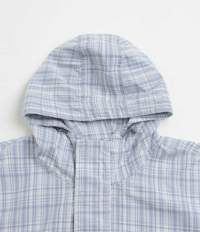 Yardsale Plaid Pullover Jacket - Blue / White