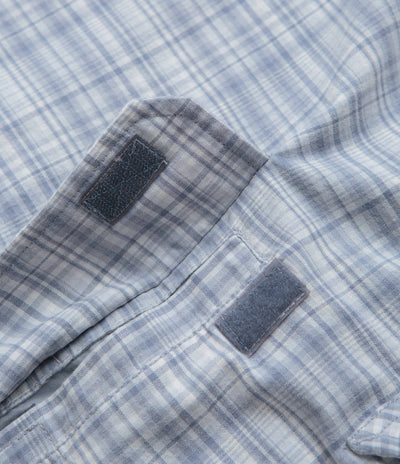 Yardsale Plaid Pullover Jacket - Blue / White