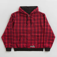 Yardsale Reversible Flannel Hoodie - Black thumbnail