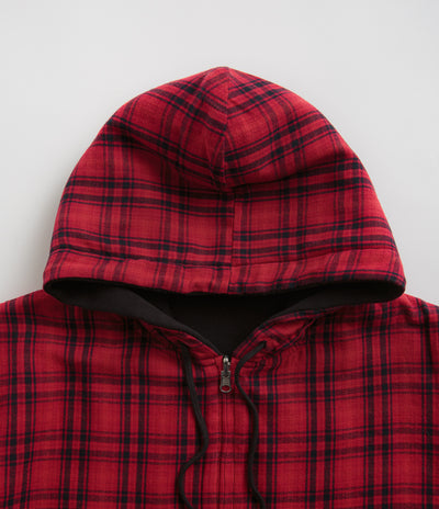 Yardsale Reversible Flannel Hoodie - Black