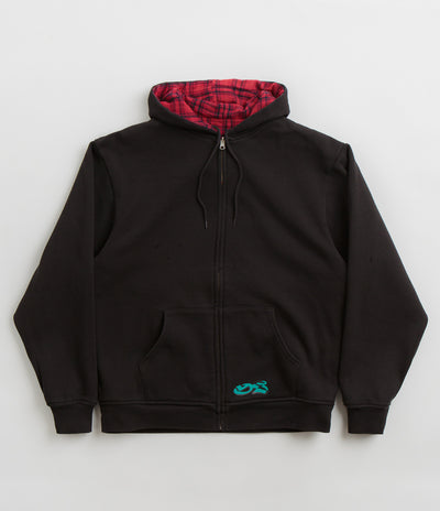 Yardsale Reversible Flannel Hoodie - Black