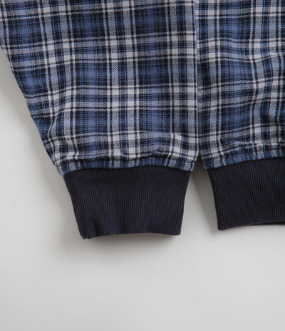 Yardsale Reversible Flannel Hoodie - Blue