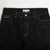 Yardsale Ripper Jeans - Contrast Black thumbnail