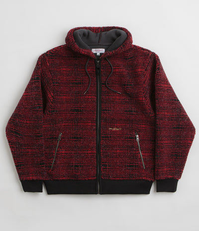 Yardsale Sherpa Fleece Hoodie - Red