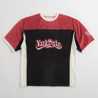 Yardsale Sierra Velour T-Shirt - Black / Red thumbnail