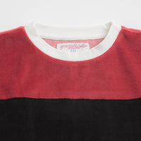 Yardsale Sierra Velour T-Shirt - Black / Red thumbnail