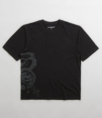 Yardsale Snake EMB T-Shirt - Black | Flatspot