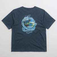 Yardsale Wave Serpent T-Shirt - Navy thumbnail