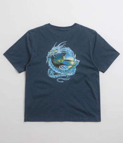 Yardsale Wave Serpent T-Shirt - Navy