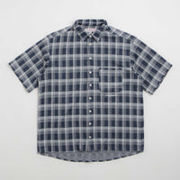 Yardsale YS Knitted Short Sleeved Shirt - Blue / White thumbnail