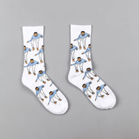 40s & Shorties Bling Dance Socks - White thumbnail