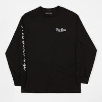 5Boro Burning Rose Long Sleeve T-Shirt - Black thumbnail