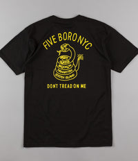 5Boro Don't Tread T-Shirt - Black / Yellow