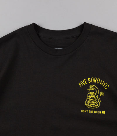 5Boro Don't Tread T-Shirt - Black / Yellow