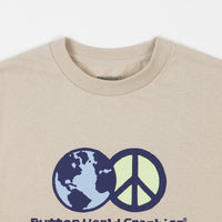 Butter Goods World Peace T-Shirt - Sand thumbnail