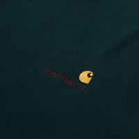 Carhartt American Script T-Shirt - Deep Lagoon thumbnail