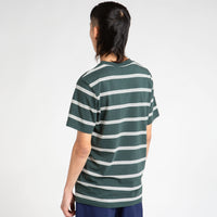 Carhartt Glover T-Shirt - Glover Stripe / Juniper / Wax thumbnail