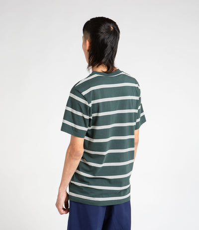 Carhartt Glover T-Shirt - Glover Stripe / Juniper / Wax