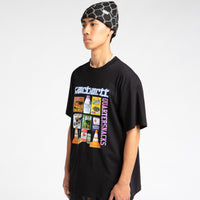 Carhartt x Quartersnacks Graphic T-Shirt - Black thumbnail