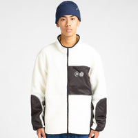 Carrier Goods Borg Zip Through Fleece - Snow thumbnail