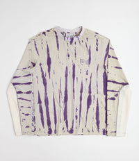 Carrier Goods Tie Dye Tech Long Sleeve T-Shirt - Purple