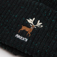 Magenta Deer Beanie - Black thumbnail