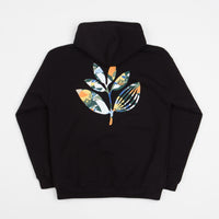 Magenta Dove Plant Hoodie - Black thumbnail