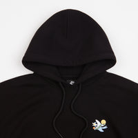 Magenta Dove Plant Hoodie - Black thumbnail