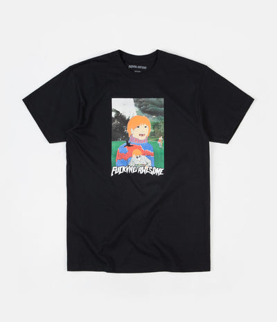 Fucking Awesome Painted Aidan T-Shirt - Black