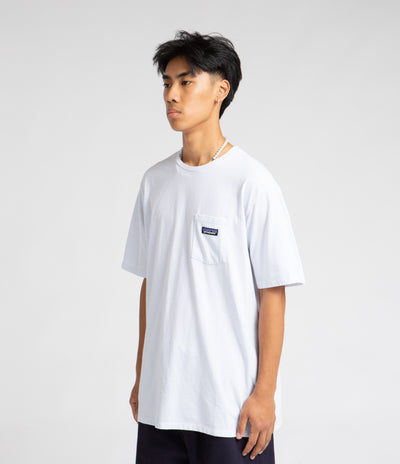 Patagonia P-6 Label Pocket Responsibili-Tee T-Shirt - White