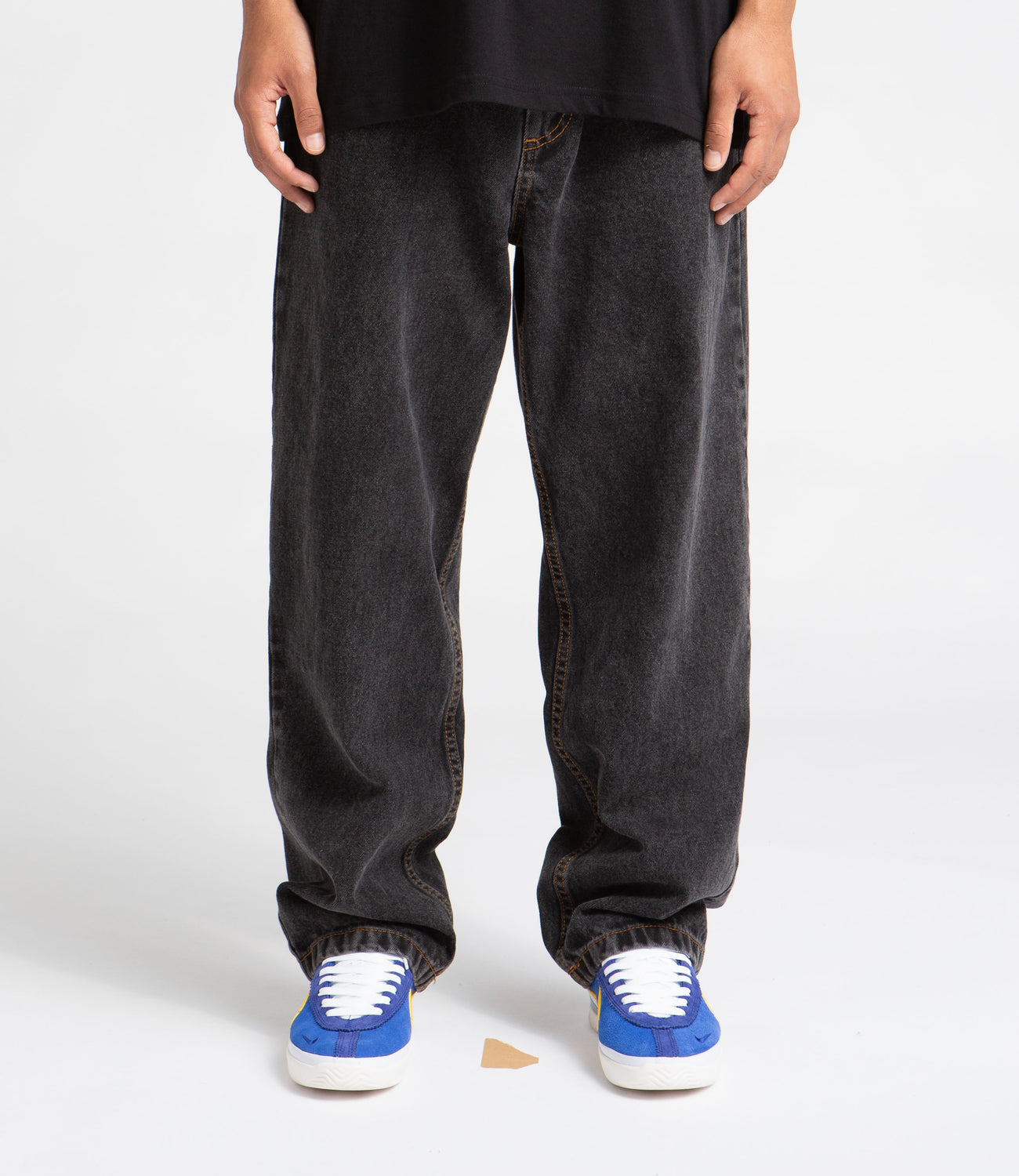 Polar 93 Denim Jeans - Washed Black | Flatspot