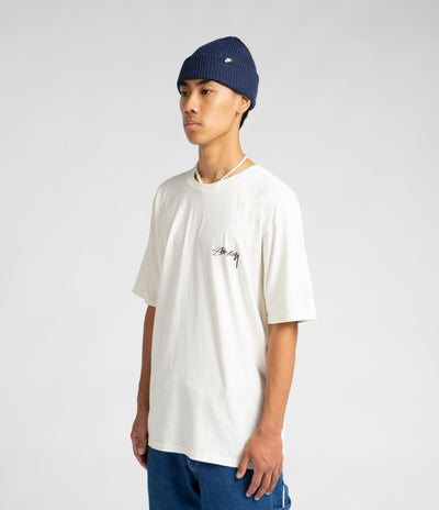 Stussy 100% Pigment Dyed T-Shirt - Natural