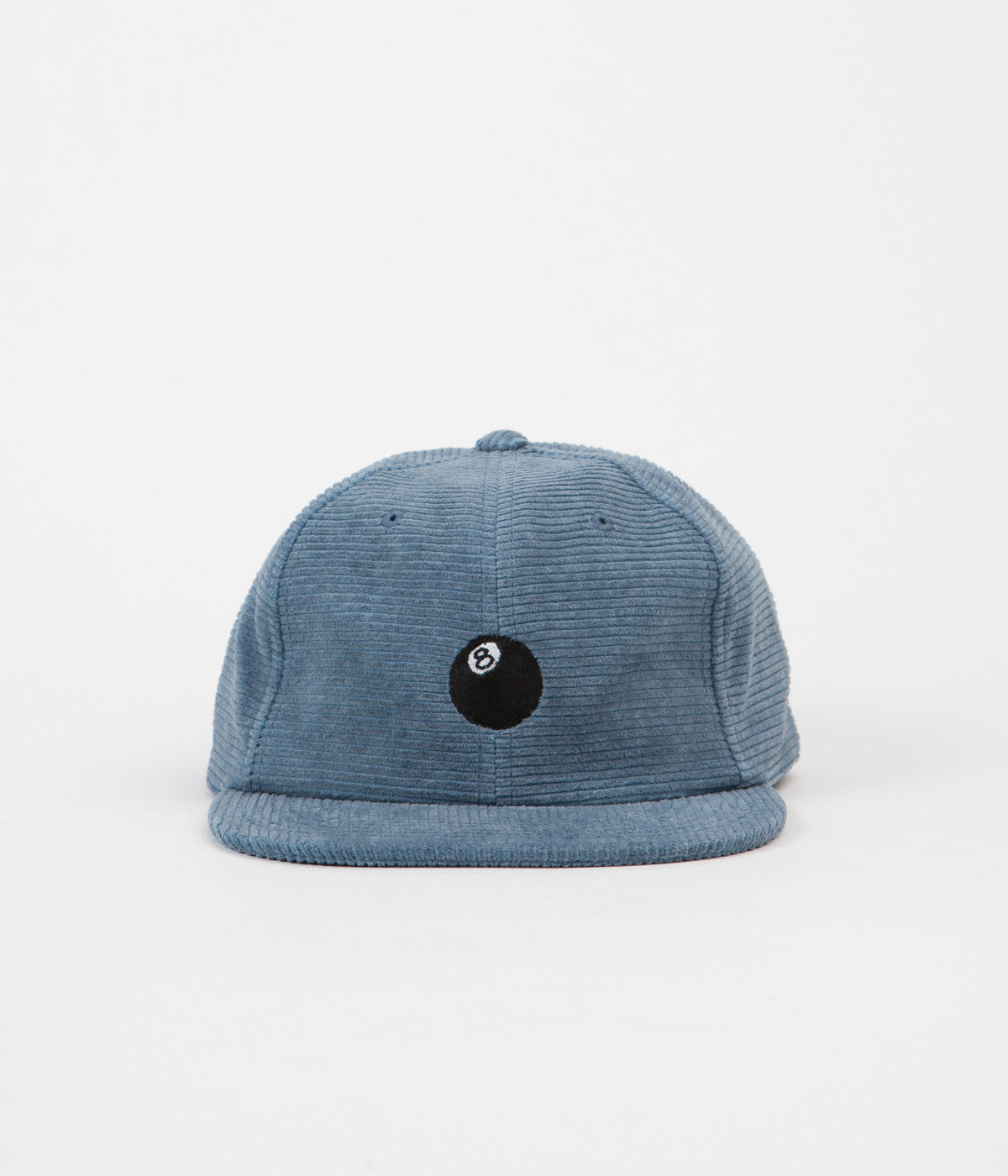 Stussy 8-Ball Cord Strapback Cap - Navy | Flatspot