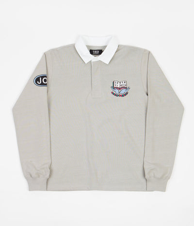 Tired Scholar Rugby Shirt - Athletic Grey