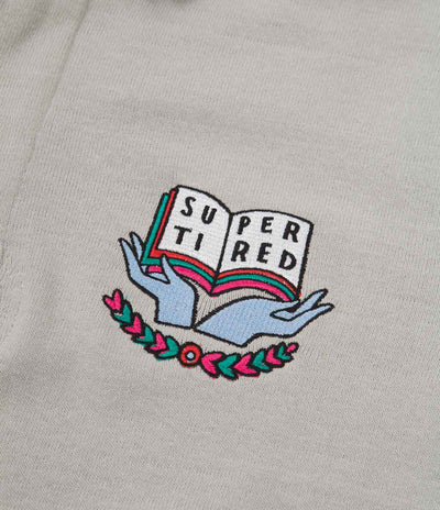 Tired Scholar Rugby Shirt - Athletic Grey