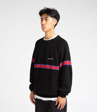 Yardsale Arrow Knitted Crewneck Sweatshirt - Black / Red | Flatspot