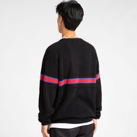 Yardsale Arrow Knitted Crewneck Sweatshirt - Black / Red | Flatspot