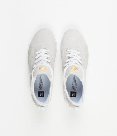 Adidas 3ST.003 Shoes - White / Blue Tint / Gold Metallic