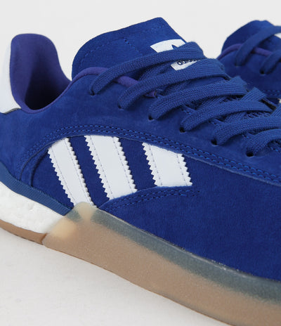 Adidas 3ST.004 Shoes - Collegiate Royal / White / Antique Silver